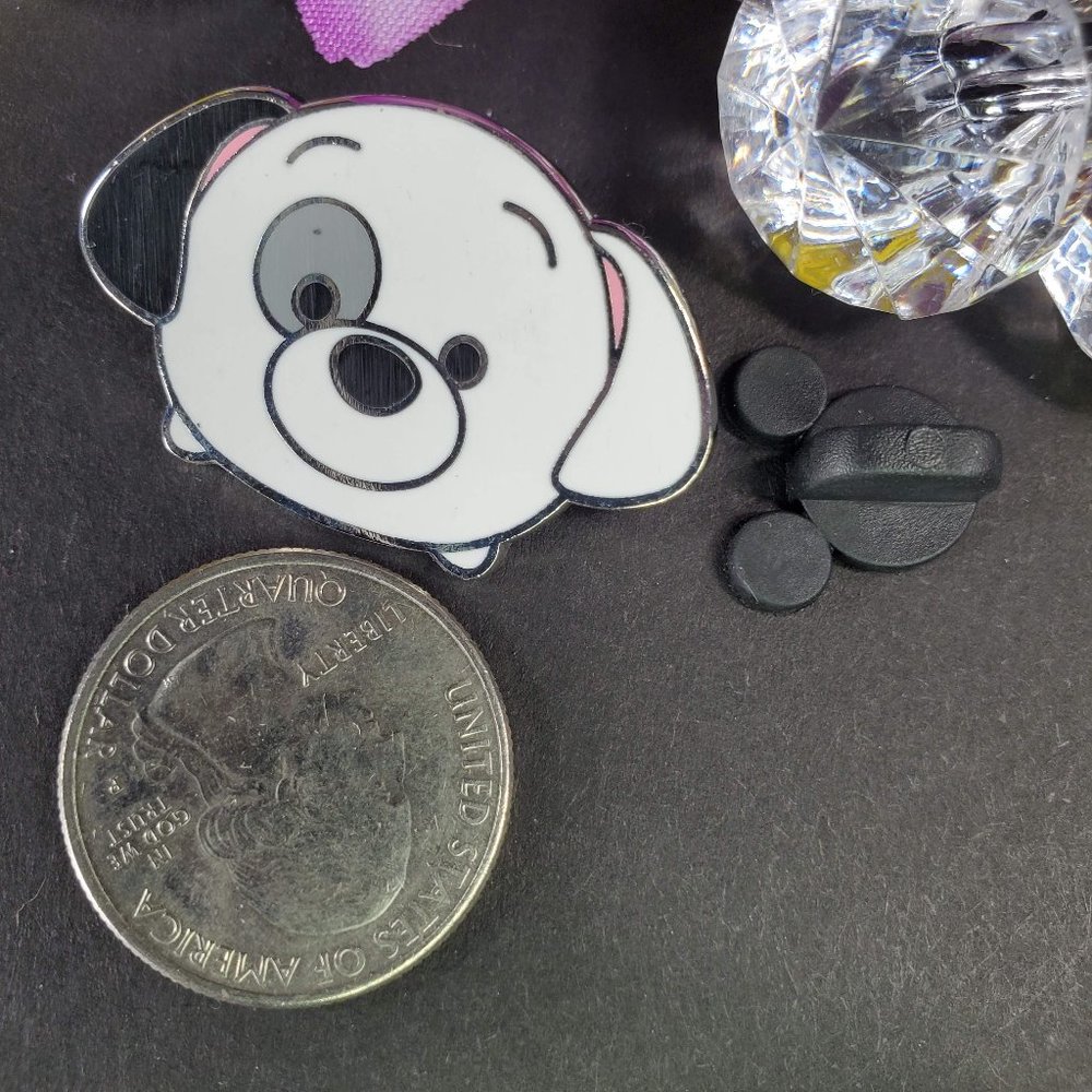 Disney Parks 101 Dalmatians Patch the Dog Tsum Tsum Pin - Picture 2 of 3